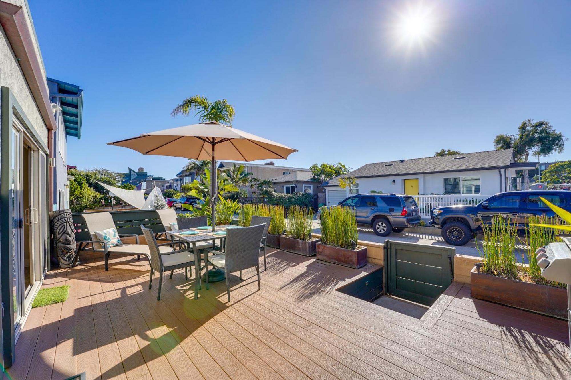 Stunning Beach Home - Large Patio, Parking, Ac & Dog Friendly! San Diego Luaran gambar