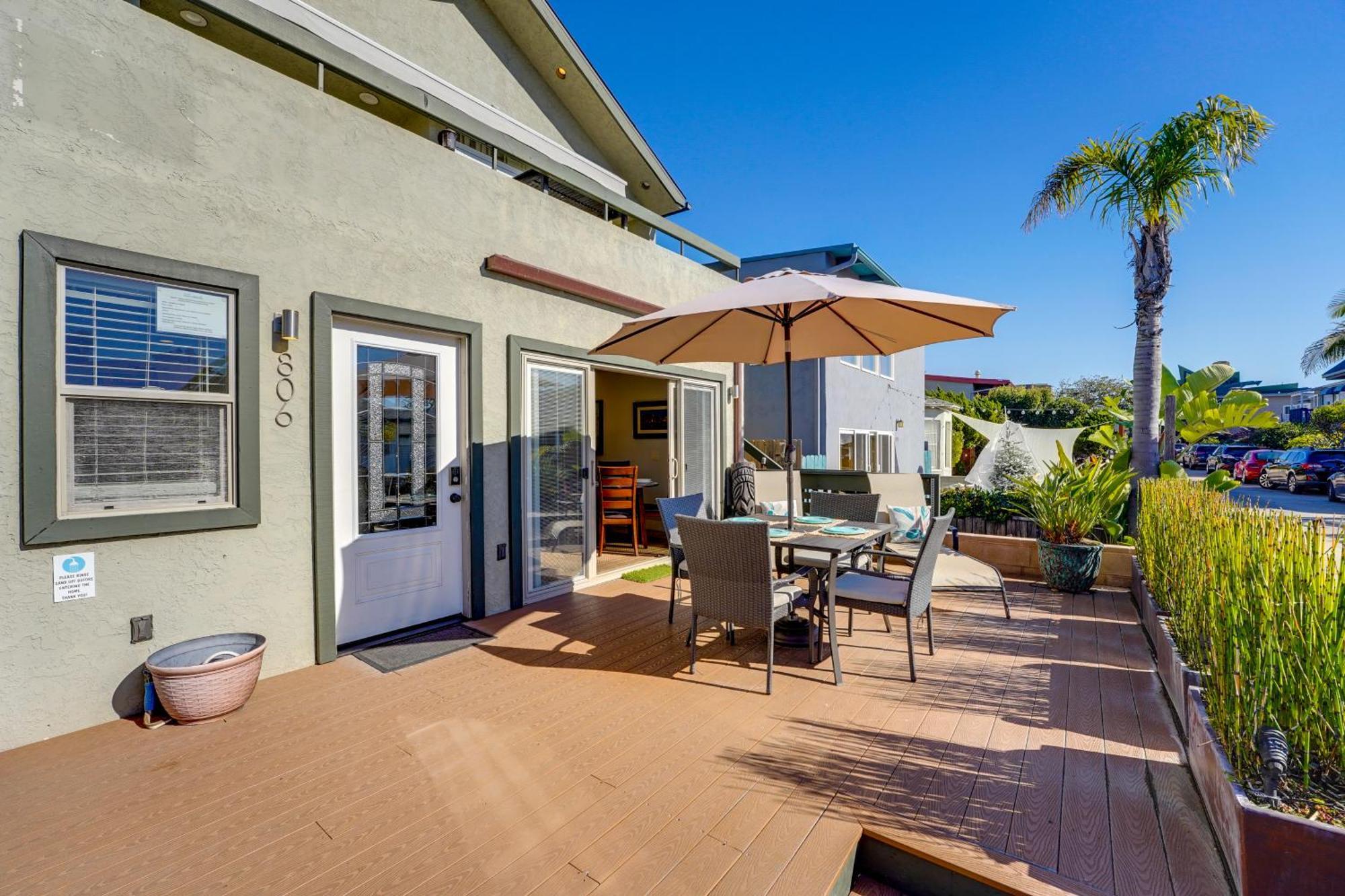 Stunning Beach Home - Large Patio, Parking, Ac & Dog Friendly! San Diego Luaran gambar